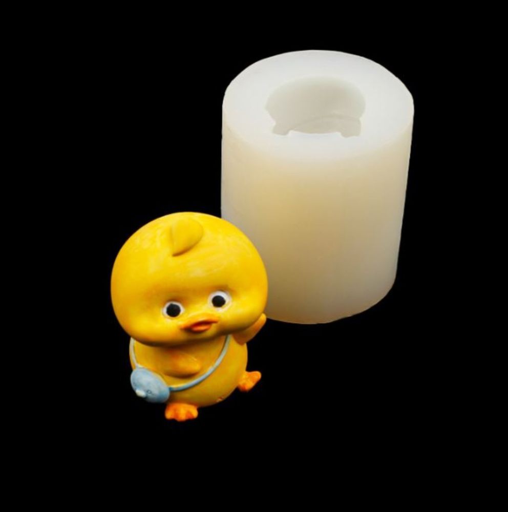 Молд силикон 3D "Утёнок с сумочкой" 5,6 х 6 х 6,8см, 9946130