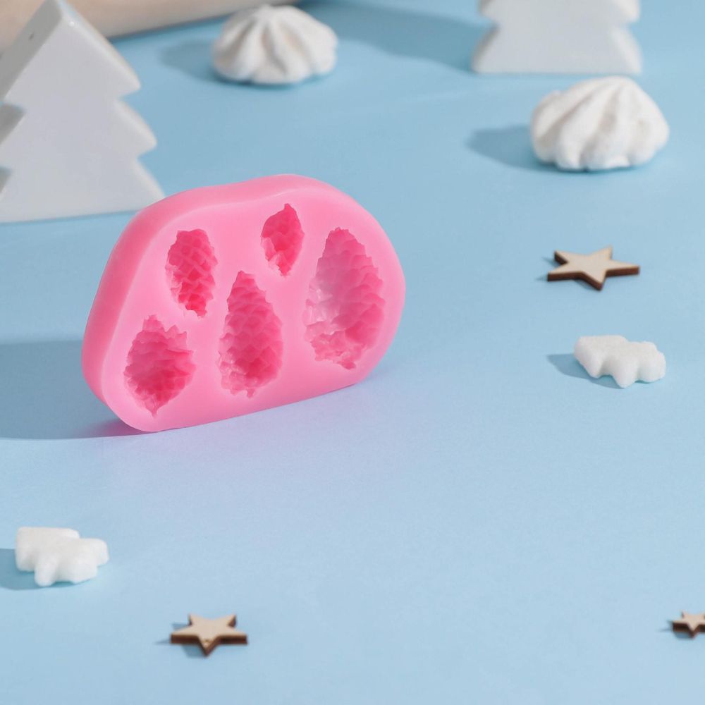 Молд силиконовый "ШИШКИ" (10х7см) ,6887511, JSF1866, 661866, 3624599