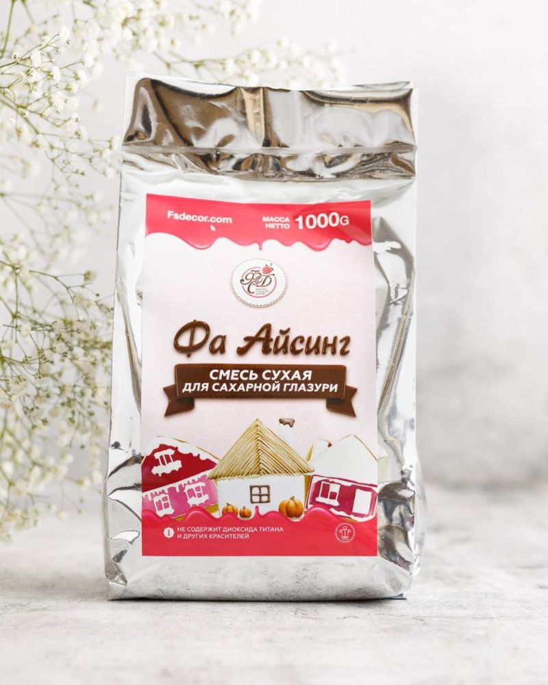 Смесь сухая для сахарной глазури "Фа Айсинг" (5*1кг) Металл