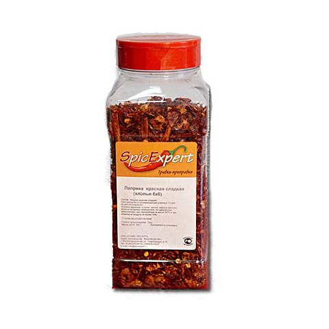 Паприка хлопьями 6х6 (бан.300г*6шт) SpicExpert [00685]