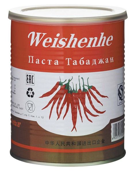 Паста острая Табаджан (920гр*6шт), Китай 