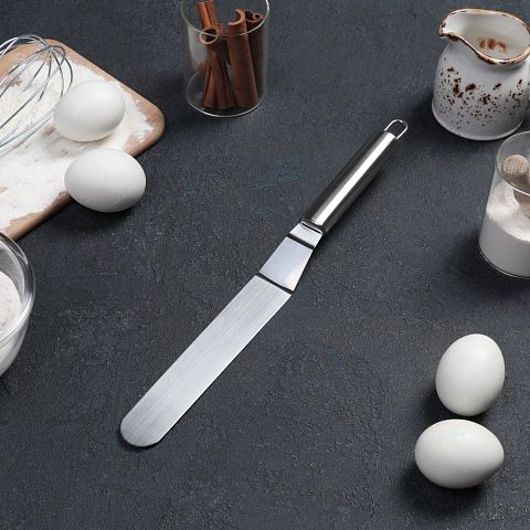 Лопатка металл.изогнутая31,5х3х2,5см ,рабочая часть 19см. 2834534