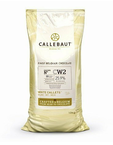 Шоколад белый *капли* "Callebaut " (уп.10кг) CW2NV-595, Бельгия (БАРРИ),25,9% какао